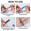 2Pcs 2 Styles Stainless Steel Perfume Bottle Necklaces NJEW-FH0001-31-3