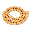 Electroplate Opaque Solid Color Glass Beads Strands GLAA-T025-8mm-18-2