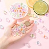 120Pcs 4 Styles Transparent Acrylic Beads OACR-YW0004-31-3