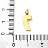 304 Stainless Steel Charms STAS-A106-01G-07-3