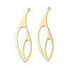 Brass Pendants KK-Z136-65G-02-1