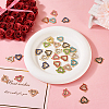 32Pcs 8 Colors Alloy Enamel Connector Charms FIND-TA0003-57-6