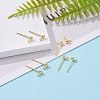 925 Sterling Silver Ear Stud Findings STER-K167-042A-G-6
