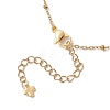 304 Stainless Steel Cross Link Chain Bracelet Making AJEW-JB01380-01-4