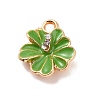 Alloy Enamel Pendants ENAM-M055-30G-2