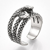 Alloy Cuff Finger Rings RJEW-T008-08-4