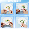 6Pcs Iron & Alloy Bookmarks with Beadable Bar Pendant AJEW-SC0003-11-3