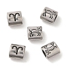 Oval with Constellation 304 Stainless Steel Beads STAS-E215-05AS-05-1