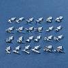 2 Pairs Alloy Stud Earrings for Women EJEW-FS0001-27J-10