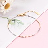 304 Stainless Steel Cable Chain Necklaces & Bracelets Jewelry Sets SJEW-JS01186-11