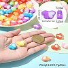 5 Bags Opaque Acrylic Beads OACR-CJ0001-73-9