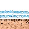 AB Color Plated Transparent Glass Beads Strands GLAA-G127-01-02M-2