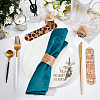 Gorgecraft 6 Pcs 3 Colors PU Leather Napkin Rings AJEW-GF0002-76-6