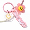 Acrylic Pendant Decorations HJEW-YW00186-03-1