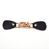 Alloy Sew on Turn Twist Clasp Lock FIND-WH0053-36KCG-1