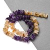 Natural Citrine & Amethyst Beads Strands G-L610-A06-A01-2