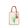 DIY Flower Pattern Tote Bag Making Kits PURS-PW0010-48A-1