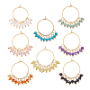 Brass Hoop Earrings AJEW-GO00056-1