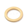 Golden Plated 304 Stainless Steel Charms STAS-K286-03I-G-2