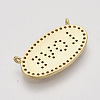 Brass Micro Pave Cubic Zirconia Pendants ZIRC-Q022-024G-NF-2