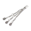 Tibetan Style Alloy Curb Chain Tassel Big Pendants X-FIND-I025-01E-2