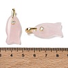 Natural Rose Quartz Pendants G-A297-01G-16-3