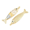 Brass Enamel Pendants KK-CBA3297-05C-G08-2