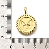 Rack Plating Brass Micro Pave Cubic Zirconia Enamel Pendants KK-L226-031G-03-3