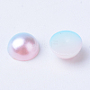 Imitation Pearl Acrylic Cabochons OACR-R063-10mm-02-2