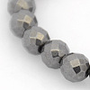Non-Magnetic Hematite Stretch Bracelets BJEW-J101B-01-2