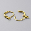 Brass Leverback Earring Findings KK-WH0044-142C-G-2