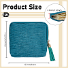 Cloth Jewelry Storage Zipper Bags with Tassel for Earrings Rings Bracelets Necklaces AJEW-WH0596-664C-2