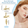 8Pcs Brass Pendants KK-BBC0014-36-2