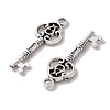 Tibetan Style Alloy Skeleton Key Pendants X-TIBEP-Q043-014-RS-2