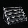 5-Tier 45-Hole Acrylic Lipstick Display Stands ODIS-WH0030-34-1
