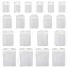  100Pcs 4 Styles Transparent Plastic Zip Lock Bags OPP-TA0001-03-10