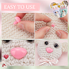   120 Sets 12 Styles Craft Plastic Doll Noses DIY-PH0017-92-4