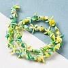 Synthetic Turquoise Dyed Beads Strands G-P507-04G-2