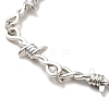 Alloy Thorns Link Chain Necklace NJEW-C027-01P-2