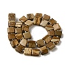 Natural Wood Lace Stone Beads Strands G-L596-A04-01-3
