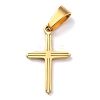 304 Stainless Steel Pendants STAS-P253-07G-1