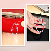 25Pcs 5 Colors Opaque Acrylic Beads MACR-PA0001-60-6