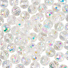 80Pcs Half Rainbow Plated Glass Beads EGLA-TA0013-04A-4