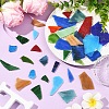 200G 2 Colors Multi-color Glass Mosaic Tiles MOSA-YW0001-01-5