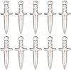 SUNNYCLUE 20Pcs 304 Stainless Steel Pendants STAS-SC0004-40-1