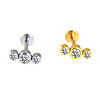 316L Surgical Stainless Steel & G23 Titanium Crystal Rhinestone Labrets for Women Men WG3A239-75-1