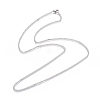 Non-Tarnish Unisex 304 Stainless Steel Curb Chain/Twisted Chain Necklaces STAS-D0002-34P-1