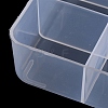 18 Grids Transparent Plastic Jewelry Trays CON-K002-02B-4