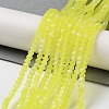 Imitation Jade Glass Beads Strands EGLA-A034-T2mm-MB29-2