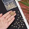 100Pcs 304 Stainless Steel Tiny Cross Charms FIND-UN0004-03-2